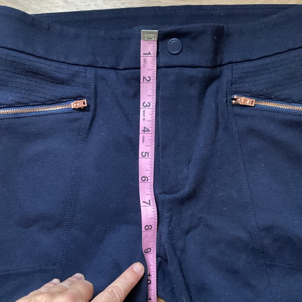 Athleta Ponte Moto Twill Skinny Pants. Size 6 - Picture 6 of 12